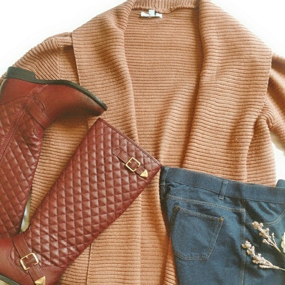 🌟New Arrival Plus Size Ribbed Duster Sweater🌟 - Picture 6 of 7